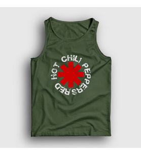 Presmono Unisex Sarı Logo V2 Red Hot Chili Peppers Atlet 107669tt (Haki)
