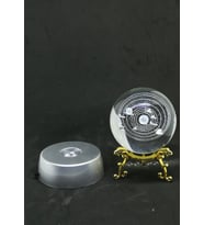 Standlı ve Işıklı Güneş Sistemi Cam Küre (Gold)