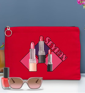 BK Gift Kişiye Özel İsimli-2 Astarlı Portföy Çanta 30x21cm(12 Renk Seçeneği), Baskılı El Çantası, Organizer Çanta (Kırmızı)