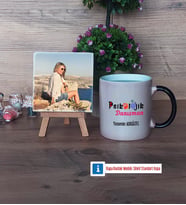 Psikolojik Danışman Fotoğraflı Dekoratif Taş, Kupa Bardak Beyaz Hediye Psikolojik Danışmana Hediye (Model 9)