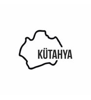 Kütahya Harita Araba Sticker siyah 18x13 CM (Siyah)