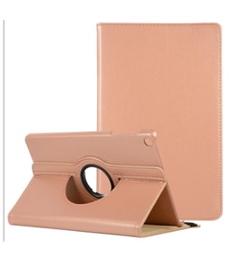Samsung Galaxy Tab A 8.0 T290 T295 T297 Kılıf 360 Dönebilen Standlı Case (Rose)