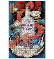 Cakapuzzle Absolut Votka Egzotik Canlılar İllüstrasyon Puzzle Yapboz MDF(Ahşap) (1000 Parça)