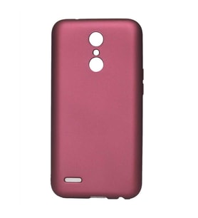 LG K8 2017 Kılıf Zore Premier Silikon Kılıf (Mürdüm)
