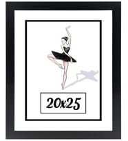 20x25 Fotoğraf Çerçevesi Modern Ofis Sanat Ev Home Ofis Dekoratif Çerçeveler Ev Oturma Odası Salon Dekorasyon Resim Çerçeveleri Diploma Belge Sertifika Çerçeveleri (Siyah)