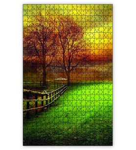 Cakapuzzle Çit Ağaç Doğa Puzzle Yapboz MDF (Ahşap) (1000 Parça)