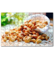 Cakapuzzle Hasır Üzerinde Kaseden Dökülen Kajular Puzzle Yapboz MDF (Ahşap) (500 Parça)