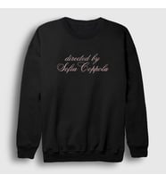 Presmono Unisex Kırmızı Written And Directed By Sofia Coppola Sweatshirt 505008tt (Siyah)
