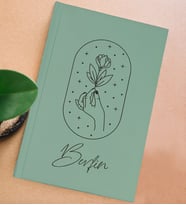 BK Gift Kişiye Özel İsimli Sert Kapaklı Su Yeşili Defter, Arkadaşa Hediye, Yeni İş Hediyesi, Anı Defteri, Doğum Günü Hediyesi-1 (Model 11)