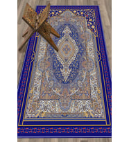 EVDEYA Dijital Baskılı Yıkanabilir Klasik Namazlık Seccade 70x130, SECCADE-32-BEYAZ, (Mor)