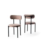 Alfa Metal Mutfak Sandalyesi 2 Li Set  (KAHVE)