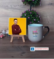 Drama Öğretmeni Fotoğraflı Dekoratif Taş, Kupa Bardak Beyaz Hediye (Model 10)