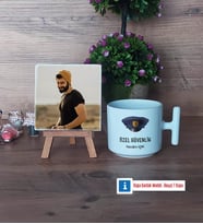 Özel Güvenlik Görevlisi Fotoğraflı Dekoratif Taş, Kupa Bardak Beyaz Hediye (Model 12)