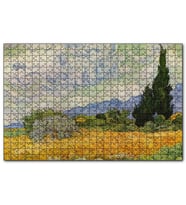 Cakapuzzle Vincent Van Gogh Selvili Buğday Tarlası  Puzzle Yapboz MDF (Ahşap) (500 Parça)