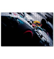 Cakapuzzle Lewis Hamilton Mersedes İle Formula 1 Görseli  Puzzle Yapboz MDF (Ahşap) (500 Parça)