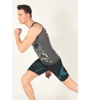 Sporcu Gym Seamless Dikişsiz T-shirt (Antrasit)