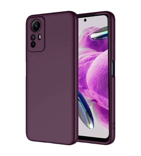 Xiaomi Redmi Note 12S Kılıf Zore Mara Lansman Kapak (Koyu Mor)