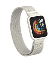 Mi Watch Lite Kordon Kasalı Milano Loop Metal Kordon (Gümüş)