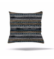 Çiçek Ağaç Kilim Etnik Desen Gizli Fermuarlı Yastık Kılıfı Kırlent Kılıfı Koltuk Yastık Kılıfı  (Gri - Siyah - Beyaz)