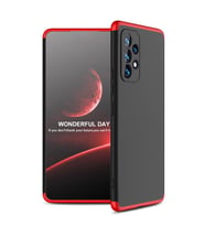 Galaxy A53 5G Kılıf Zore Ays Full Koruma Kılıf (Siyah-Kırmızı)