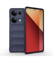 Vendas Redmi Note 13 Pro 4G Kılıf Esnek TPU Oyuklu Arka Yüzey Tasarımlı Zore Etnik Silikon Kapak (Lacivert)