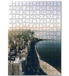 Cakapuzzle Chicago Sahil Şehri Puzzle Yapboz MDF (Ahşap) (500 Parça)