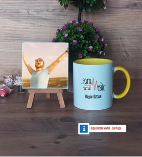 Paramedik Fotoğraflı Dekoratif Taş, Kupa Bardak Beyaz Hediye (Model 7)
