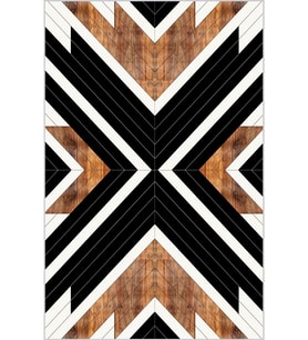 Eliana Home Baskılı, Yıkanabilir Kaymaz Taban Salon Halısı LNA0644 100x150 cm (Gri)