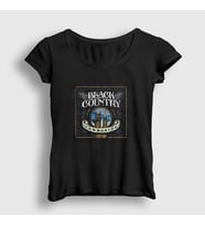 Presmono Kadın Beyaz Black Country Communion 2 T-Shirt 446089tt (Siyah)