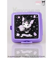DEKOMUS İLE YENİ SEZON LİSANSLI KUROMI 2 KATLI BESLENME KABI / LUNCH BOX (Mor)