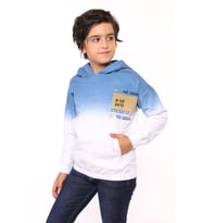 Toontoy Erkek Çocuk Baskılı Sweatshirt (Mavi)