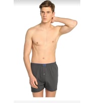 TUTKU 0117 ERKEK PENYE DÜZ BOXER TEKLİ (Füme)