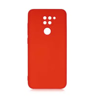 Xiaomi Redmi Note 9 Kılıf Özel Orijinal Lansman Serisi, İçi Kadife, Pürüzsüz Yumuşak ve Mat TPU Silikon (Kırmızı)