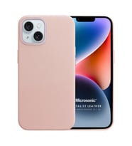 Microsonic Apple iPhone 13 Kılıf Metalist Leather Turuncu (Pembe)