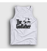 Presmono Unisex Sarı Logo Film Baba The Godfather Atlet 251733tt (Beyaz)