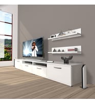 Decoraktiv Eko 200R Mdf Tv Ünitesi Tv Sehpası (Beyaz)