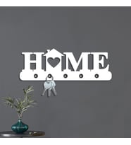 Home Anahtarlık Askılık Dekoratif Home Anahtarlık (Beyaz)