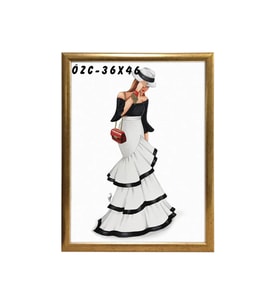 36x46 Fotoğraf Çerçevesi Modern Ofis Sanat Ev Home Ofis Dekoratif Çerçeveler Ev Oturma Odası Salon Dekorasyon Resim Çerçeveleri Diploma Belge Sertifika Çerçeveleri (Altın)