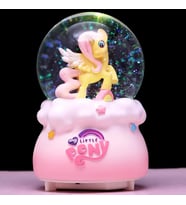 My Little Pony Kar Küresi Büyük Boy Tam Otomatik Işıklı Müzikli Püskürtmeli (Pembe)