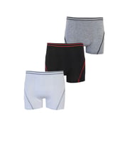 3lü Erkek Çocuk Likralı Pamuklu Boxer Kaliteli Esnek İç Çamaşırı (Karışık)