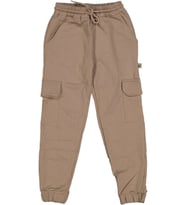 Çocuk Çift Kargo Cepli Paça Lastikli Eşofman Alt BGL-ST03864 (Bej)