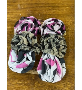 7X7 CM 6 ADET 3 ÇİFT FIRFIRLI RENKLİ TOKA SETİ SAÇ AKSESUARI (Pembe)