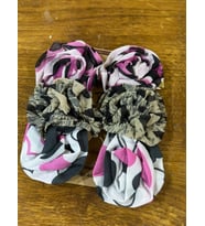 7X7 CM 6 ADET 3 ÇİFT FIRFIRLI RENKLİ TOKA SETİ SAÇ AKSESUARI (Pembe)