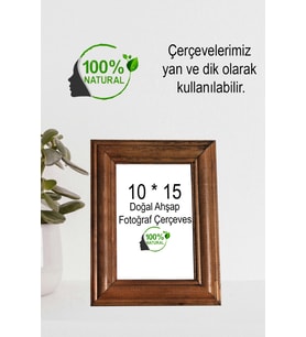 10*15 Tekli Çerçeve (Ceviz Rengi)