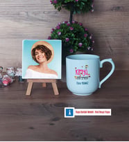 Kimya Öğretmeni Fotoğraflı Dekoratif Taş, Kupa Bardak Beyaz Hediye (Model 5)