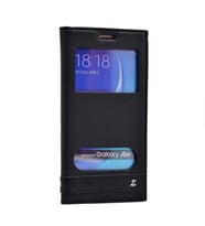 Galaxy J7 2016 Kılıf Elite Pencereli Kapaklı Kılıf (Lacivert)