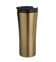 TERMOS MUG  ÇİFT KATMANLI PASLANMAZ ÇELİK  500 ML  ( EVDE , OKULDA ,OFİSTE ) (Gold)