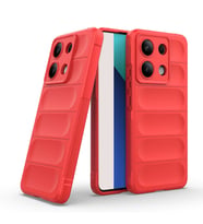 Xiaomi Redmi Note 13 4G Kılıf Esnek TPU Oyuklu Arka Yüzey Tasarımlı Zore Etnik Silikon Kapak (Koyu Yeşil)
