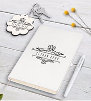 BK Gift Kişiye Özel İsimli Siyah Defter Kalem Ve Anahtarlık Hediye Seti-8 (Model 2)
