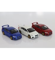 Welly 1:36 Subaru İmpreza Wrx Diecast Model Araba (Karışık)